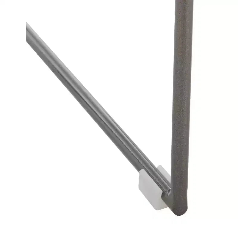 Sgabello da bar in acrilico - Grigio fumo / Canna di fucile