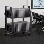 Carrello di ricarica mobile per laptop a 32 alloggiamenti per dispositivi fino a 15,6 pollici