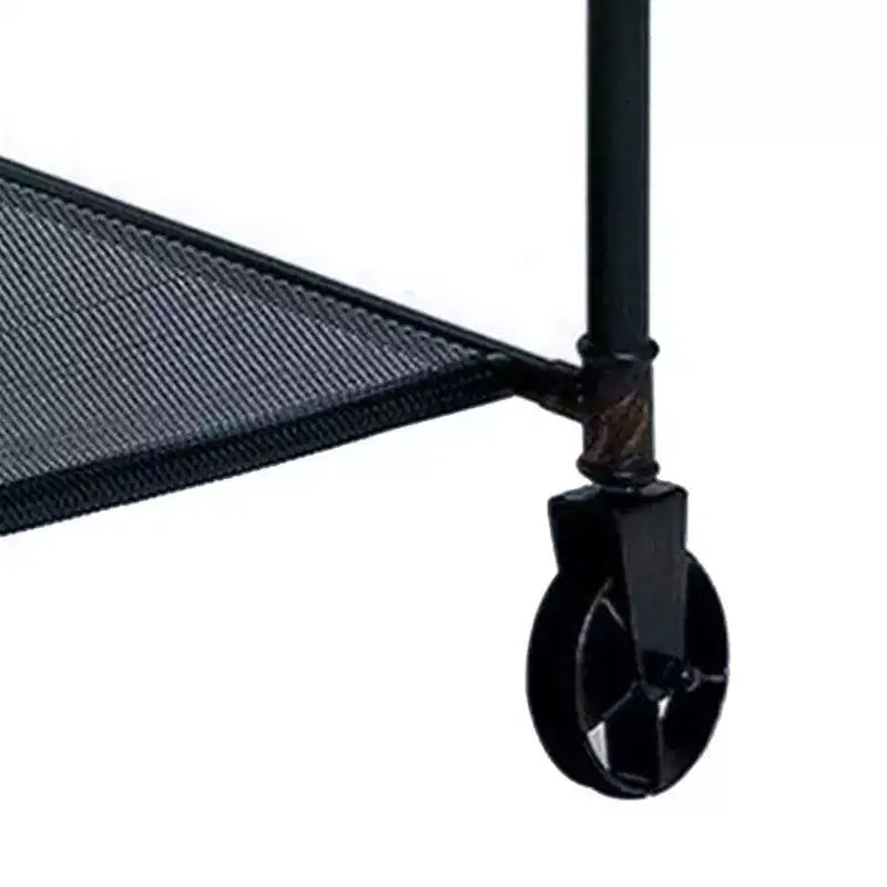 Scrivania industriale da 47 pollici con struttura in metallo e piano in legno