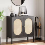 Madia credenza da 31,5" con ante in rattan