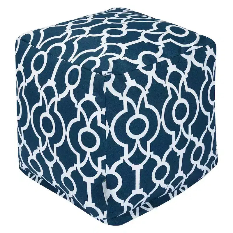 Pouf Cubo con Rivestimento Sfoderabile