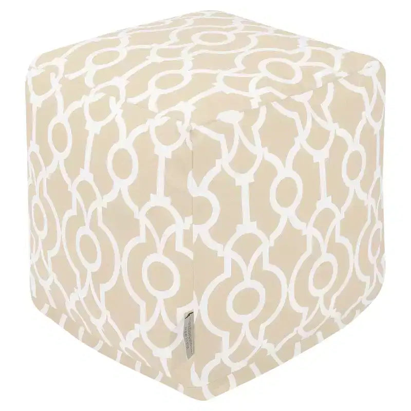 Pouf Cubo con Rivestimento Sfoderabile