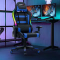 Sedia da Gaming Ergonomica con Luci LED RGB e Telecomando