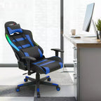 Sedia da Gaming Ergonomica con Luci LED RGB e Telecomando